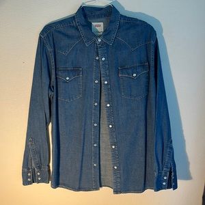Levis denim button down